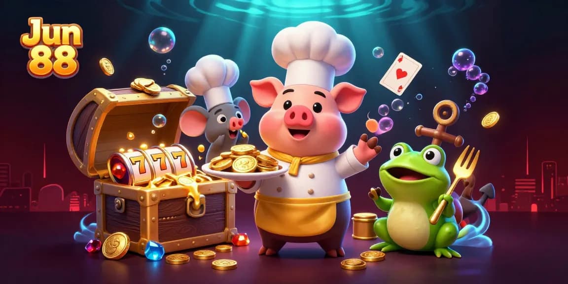Experience thrilling gameplay at Jun 88 with vibrant gold coins and dynamic gaming elements.