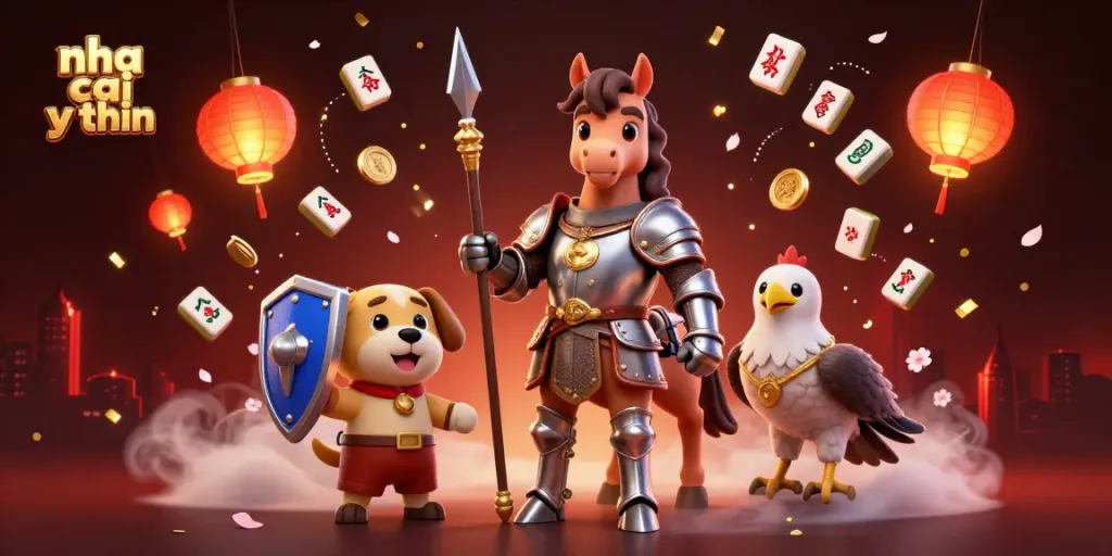 Experience the excitement of nha cai uy tin with a vibrant, medieval-inspired casino scene featuring dynamic gaming elements.