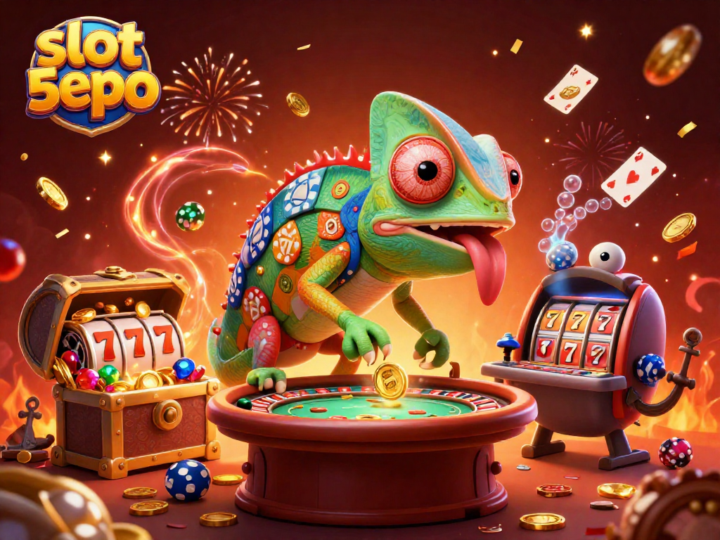 Experience thrilling wins with slot depo 5000 in this vibrant casino scene.