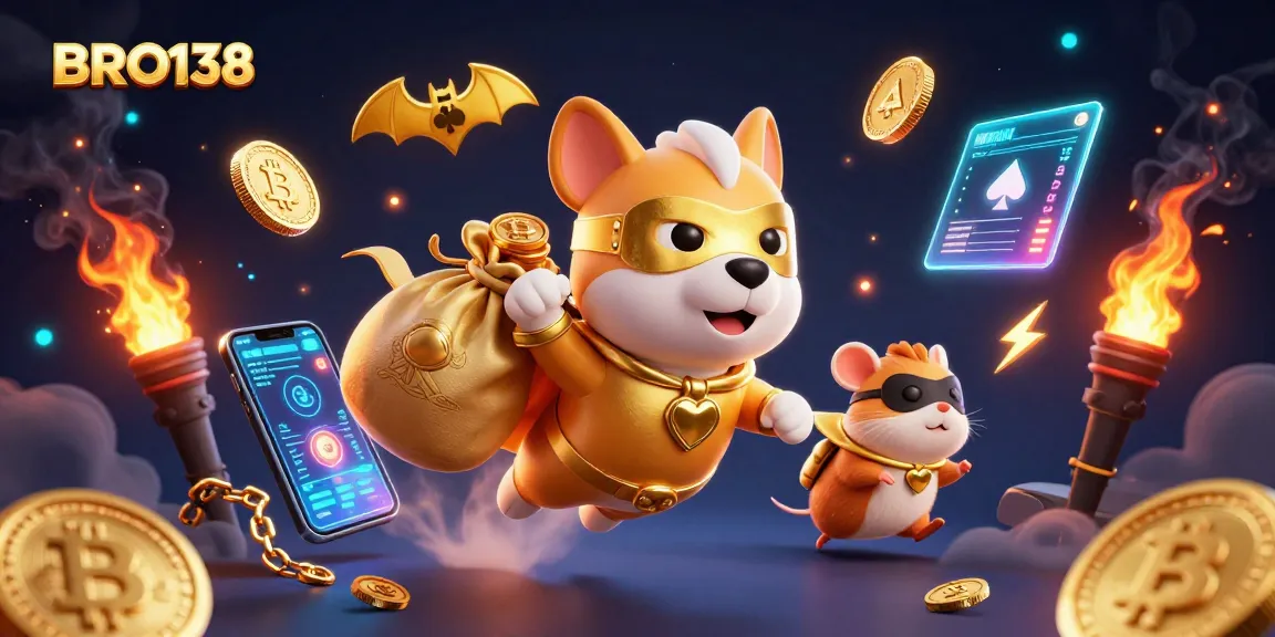 BRO138 engages players with exhilarating slot games under a vibrant 3D fantasy atmosphere.