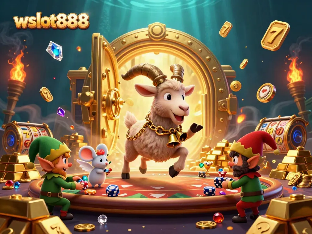 Menangkan jackpot di kasino yang dikelola oleh wslot888 dengan Krampus, mouse malaikat, dan elf nakal.