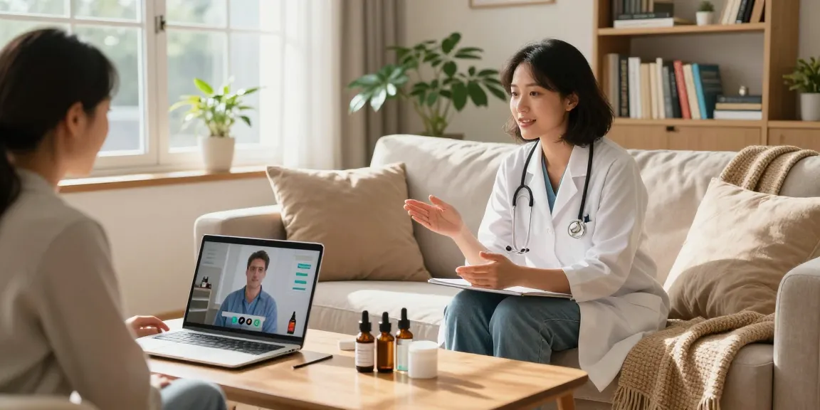 Consultation for a medical marijuana card online with licensed doctor in cozy environment