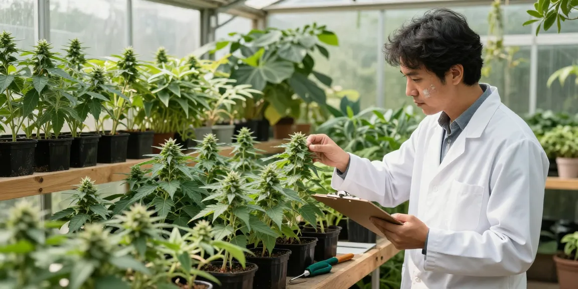 Salvia Divinorum seeds thriving in a greenhouse, showcasing healthy plant care.