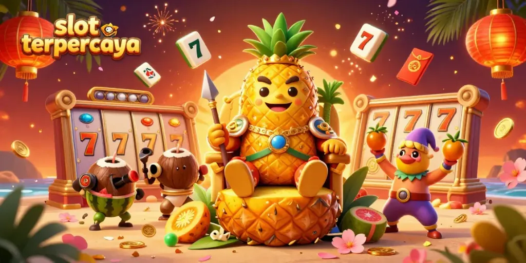 Menangkan hadiah besar di slot terpercaya dengan gambar karakter kasino yang penuh warna dan dinamis.