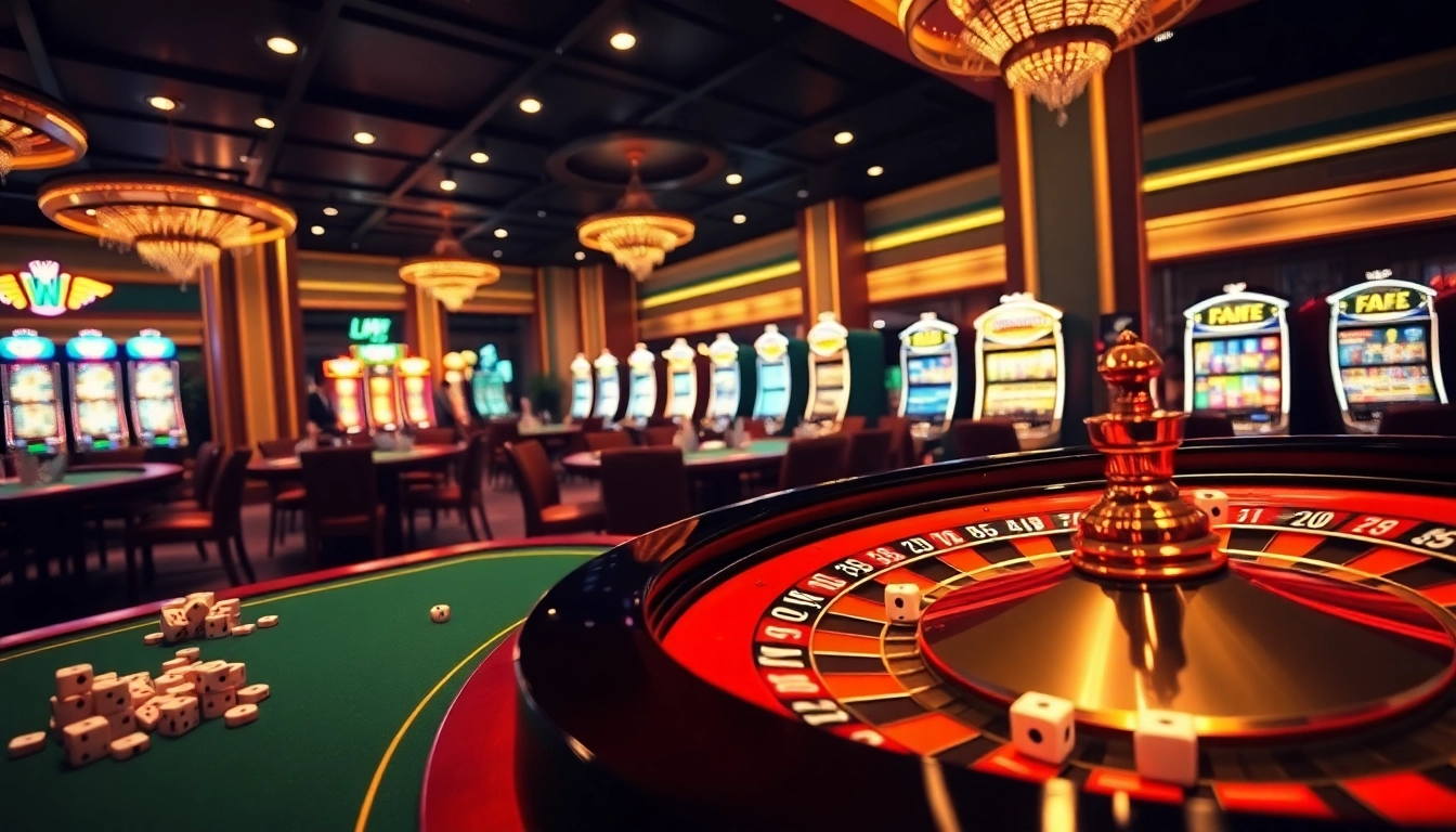 Experience kkwin đăng nhập with vibrant casino visuals showcasing engaging games and players.