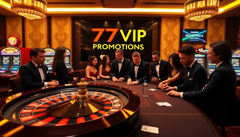 Experience excitement at 777VIP casino, featuring roulette, poker, and vibrant slot machines.