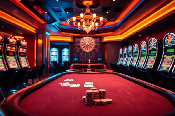 Experience thrilling gameplay at u888 with vibrant casino tables and exciting slot machines.